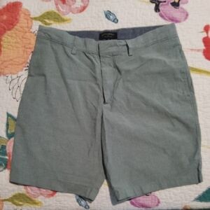 Banana Republic Green Aiden Club Flat Front Shorts